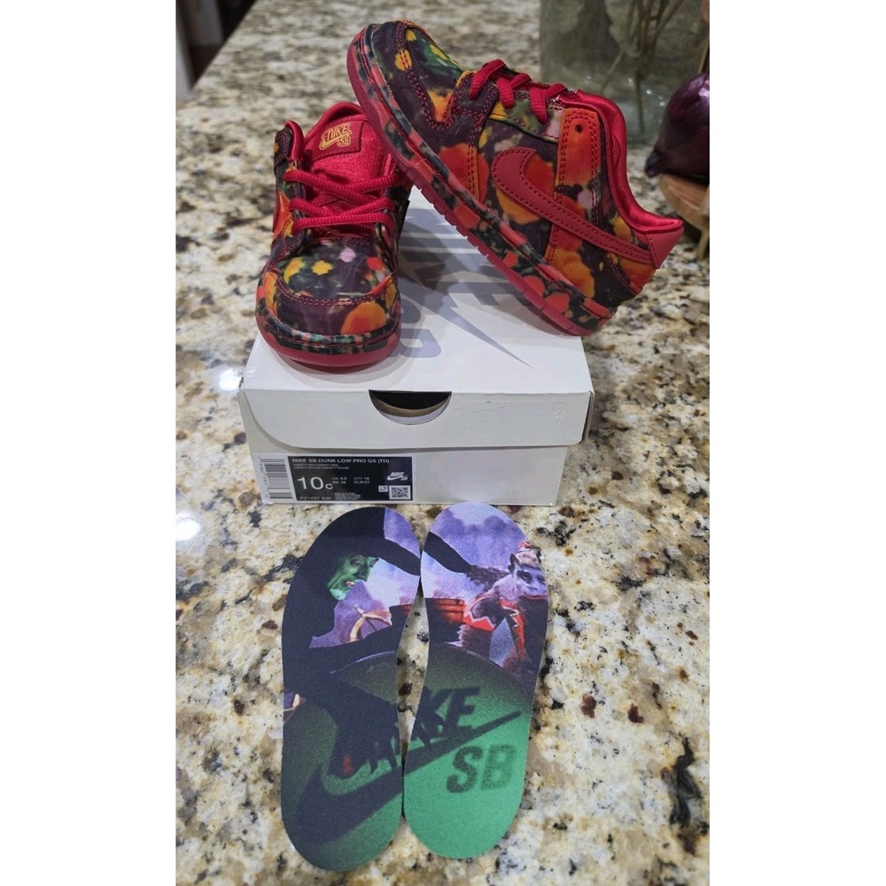 SB Dunk Low  Pro QS (PS)  Wizard of oz Sneakers 10C New (Kids)